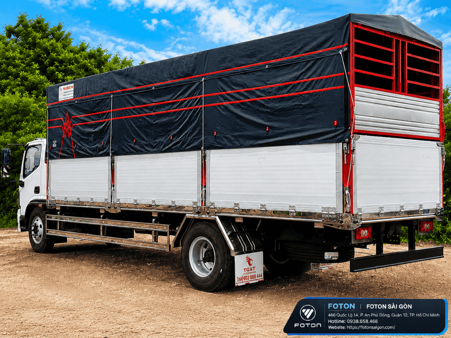 FOTON AUMARK S90 9.2 TẤN THÙNG MUI BẠT